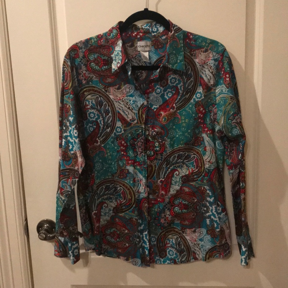 Chico’s long-sleeved blouse